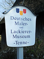 Schild Tenne